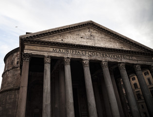 Roman temple, Pantheon, Rome.