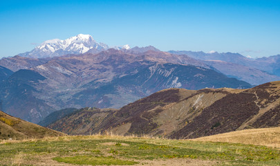 Fototapeta premium Französische Alpen - Col De La Madeleine