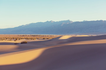 Sand dunes in California