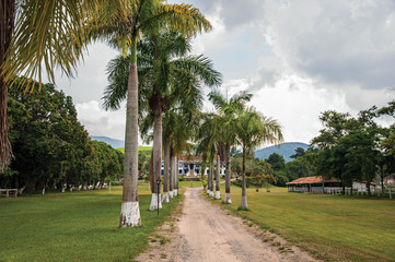 Overview of the lush and opulence of a dwelling house in an old farm near Bananal, a quiet and graceful countryside village. São Paulo State, southeastern Brazil