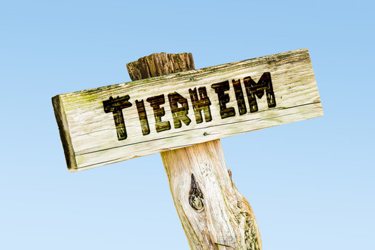 Schild 329 - Tierheim