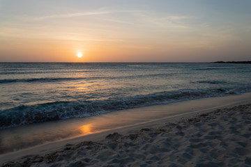 Beautiful Beach at Sunset