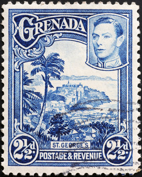 Vintage postage stamp of Grenada