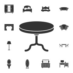 Classic Table icon. Simple element illustration. Classic Table symbol design from Home Furniture collection set. Can be used for web and mobile