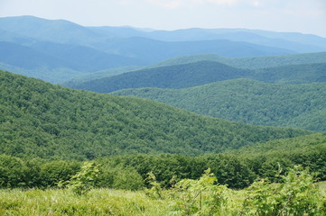 Obraz premium Bieszczady Mountains in Poland