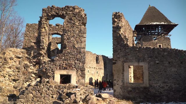 castle ruins Nevitsky