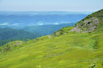 Obraz premium Bieszczady/ Poloniny Mountains in Poland