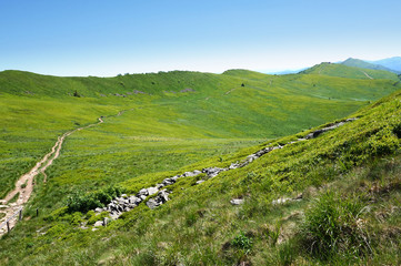 Obraz premium Bieszczady Mountains in Poland