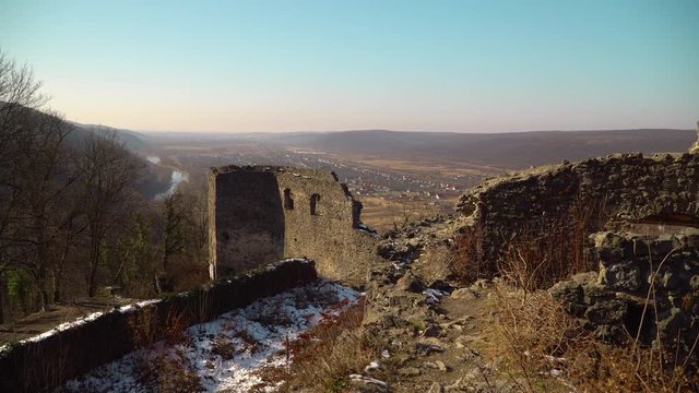 castle ruins Nevitsky