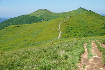 Fototapeta premium Bieszczady/ Poloniny Mountains in Poland