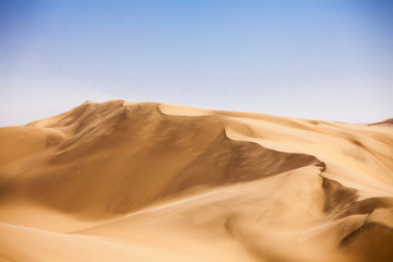 Fototapeta na wymiar The Namib desert along side the atlantic ocean coast of Namibia, southern Africa