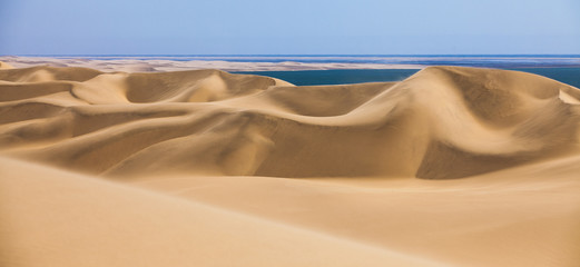 The Namib desert along side the atlantic ocean coast of Namibia, southern Africa