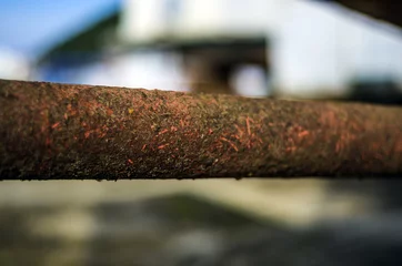 multi-colored paint on uneven surface © Edmond