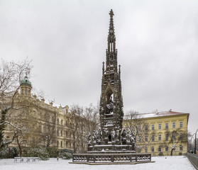 Franz Joseph monument in Prague