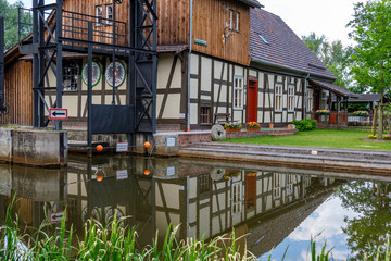 Obraz premium Spreewald Biosphärenreservat Urlaubsregion Radduscher Buschmühle
