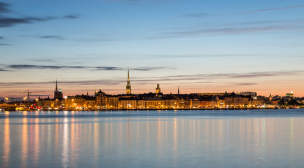 The Swedish capital Stockholm..