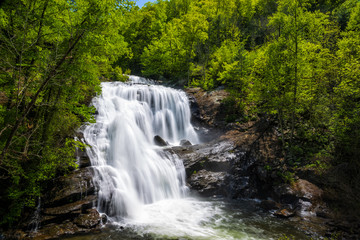 Fototapeta na wymiar Tennessee’s Bald River Falls in Springtime