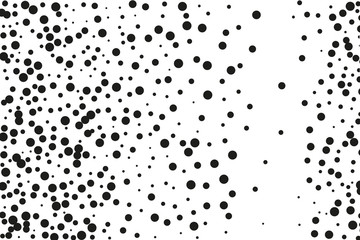  Splatter background. Black glitter blow explosion and splats on white. Black ink blow. Random polka dot Vector illustration