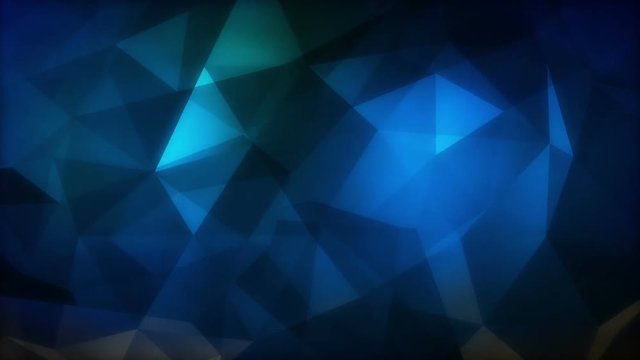 Blue Polygon Triangles