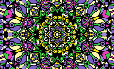 Abstract background of a mandala
