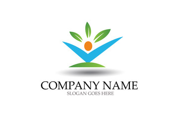Healthy Life Logo Template Design
