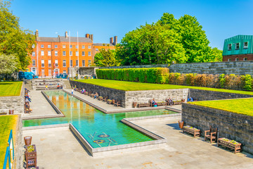 Garden of Remembrance in the central Dublin, Ireland