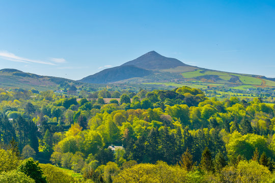 Sugarloaf hill in Ireland