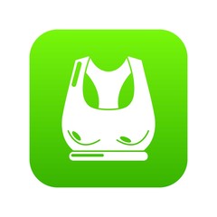 Brassiere sport icon. Simple illustration of brassiere sport vector icon for web