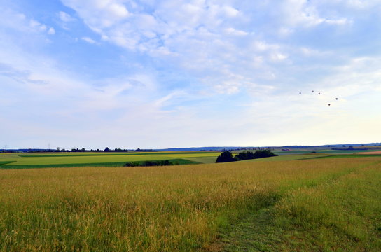 Fr&uuml;hlingslandschaft auf der Schw&auml;bischen Alb