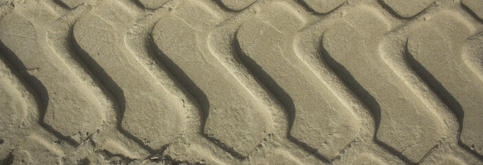 Struktur auf Sand