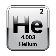 The periodic table element Helium.Vector.