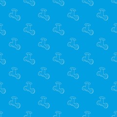 Ecology segway pattern vector seamless blue repeat for any use
