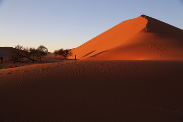 Fototapeta na wymiar Sand Dune at Sunrise