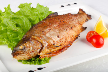 Grilled trout