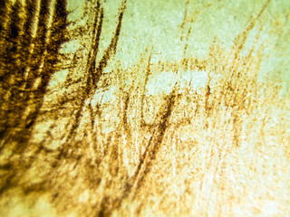 multi-colored paint on uneven surface