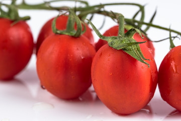Tomatoes on a Whoite Background