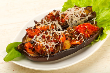 Stuffed eggplant