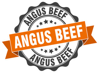 Obraz premium angus beef stamp. sign. seal