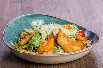 Caesar salad with chicken