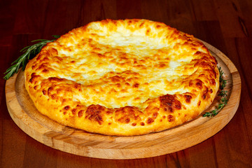 Traditional Caucasian Khachapuri