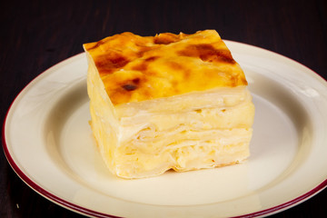 Casserole with cottage cheese