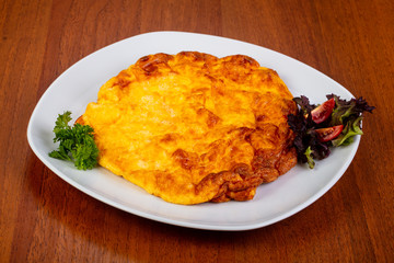 Delicious egg omlete
