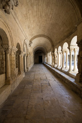 Fototapeta premium Romanesque Cloisters Church of Saint Trophime Cathedral in Arles. Provence, France