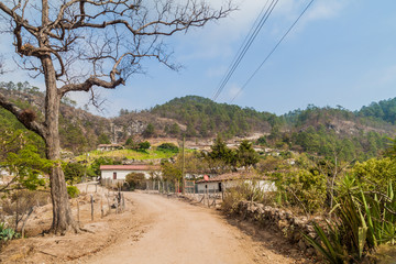 Cubite village in Lempira department, Honduras