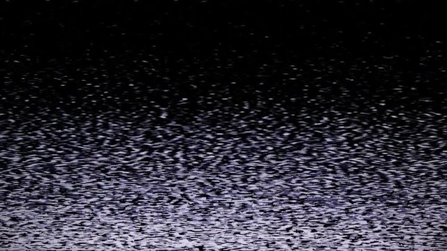 Static tv noise caused by bad signal reception