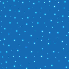 Stars on blue background. Vector illustration.