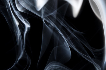 Nature Abstract: The Delicate Beauty and Elegance of a Wisp of Smoke
