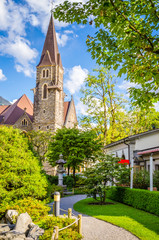 Fototapeta premium Beautiful landscape of Interlaken, Switzerland