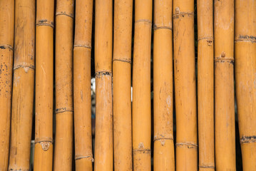brown bamboo fence texture for background