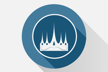 Icono azul de corona.